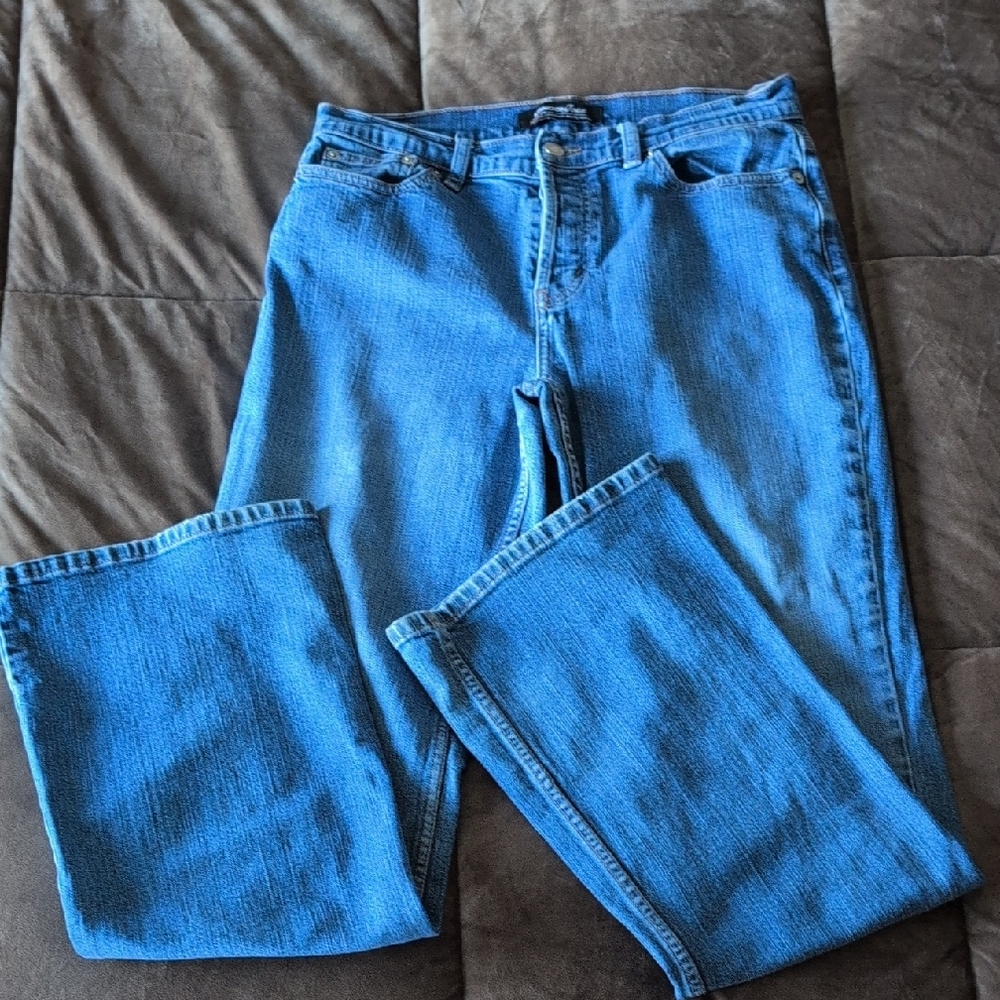 LONDONJEAN Blue Boot Cut Jeans with Vibrant Color